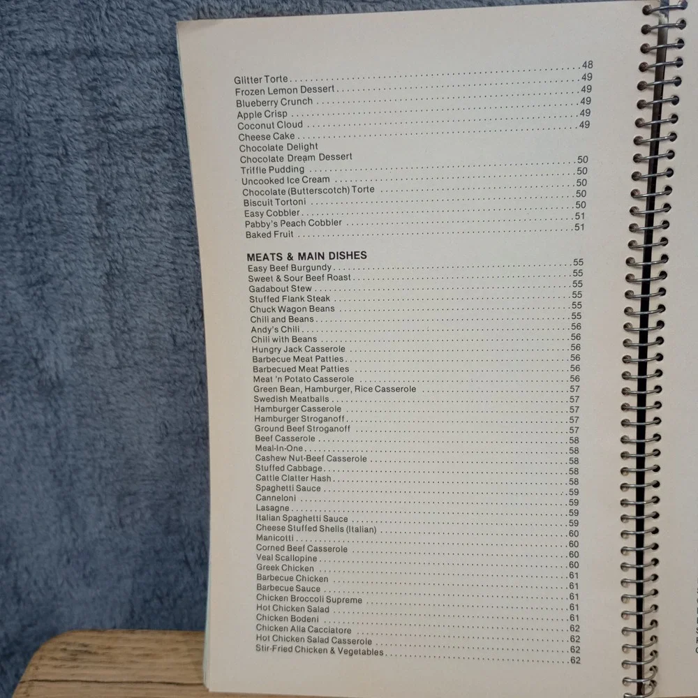 Jamestown Presbyterian Church Cookbook‎ Jamestown, NC 1981 Spiral Recipe Book